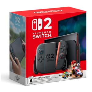 Nintendo Switch 2 + Mario Kart Bundle: $500 w/ Invitation