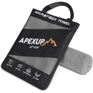 Apexup Microfiber Travel Towel: From $4.89 Apexup Microfiber Travel Towel: From $4.89