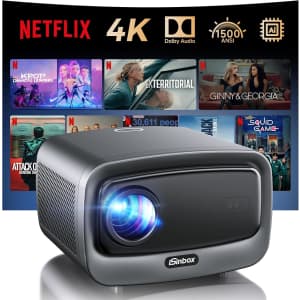 iSinbox Smart 4K Projector with Dolby Audio and Netflix: $147 w/ Prime iSinbox Smart 4K Projector with Dolby Audio and Netflix: $147 w/ Prime