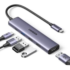 UGREEN Revodok 105 USB-C Hub: $9.99 w/ Prime