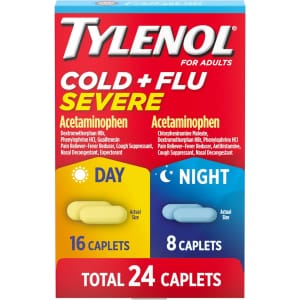 Tylenol Cold + Flu Severe Day & Night Caplets Combo Pack: $5.11 via Sub & Save