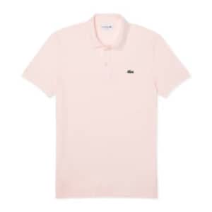Lacoste Men's Slim Fit Short Sleeve Ribbed Polo Shirt: $41.13