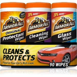 Armor All Car Wipes Multi-Pack 90 Wipes: $10