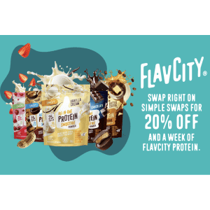 FlavCity All-in-One Protein Smoothie Powder (One Week's Worth): Free w/ Strava 20-for-20 challenge