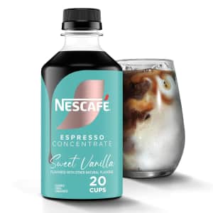 Nescafé 10-fl. oz. Sweet Vanilla Espresso Concentrate: $5.57