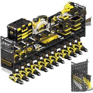 Frizoky 52.4" 4-Tier Wall Mounted Power Tool Organizer: $29.99