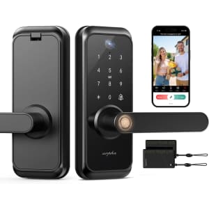 Arpha 6-in-1 WiFi Video Smart Lock: $100 w/ Prime