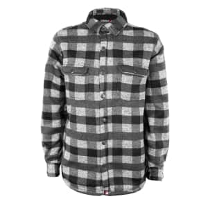 Canada Weather Gear Men's Sherpa Lined Buffalo Plaid Shirt: 2 for $38