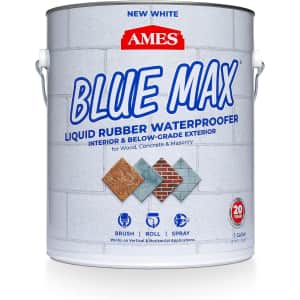 Ames Blue Max Liquid Rubber Waterproofer 1-Gallon Tub: $40