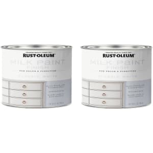 Rust-Oleum Classic White Milk Paint Finish 32 Fl. Oz. Can 2-Pack: $28