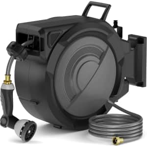 Kupacky 1/2" x 100-Foot Retractable Garden Hose Reel: $64.99 Kupacky 1/2" x 100-Foot Retractable Garden Hose Reel: $64.99