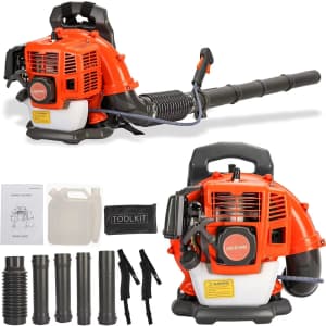 Gas-Powered 2-Stroke Backpack Leaf Blower: $89 Gas-Powered 2-Stroke Backpack Leaf Blower: $89