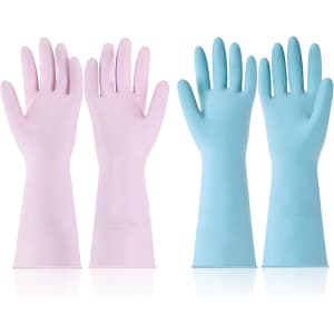 Vevor Reusable Dishwashing Gloves: $5.49