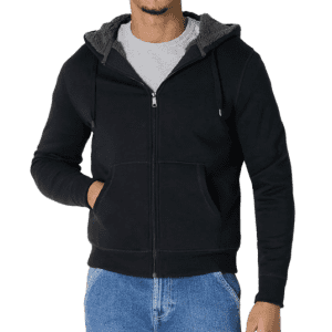 Amazon Essentials Men's Sherpa-Lined Hoodie: $8.99