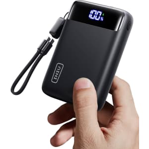 INIU 20,000mAh 22.5W Portable Charger with USB-C: $13.79