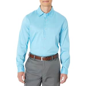 Amazon Essentials Men's Regular Fit Dress Shirt: $7.96 Amazon Essentials Men's Regular Fit Dress Shirt: $7.96