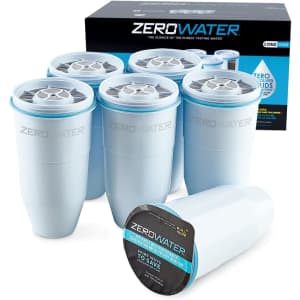ZeroWater Official Replacement Filter 6-Pack: $54 w/ Subscribe & Save