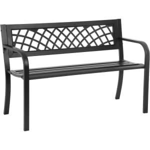 FDW Steel Garden Bench: $59.98