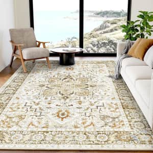 Amada Homefurnishing 5x7-Foot Area Rug: $23.99