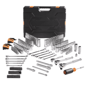 SucceBuy 205-Piece Mechanics Tool Set & 145-Piece Socket Set: $37
