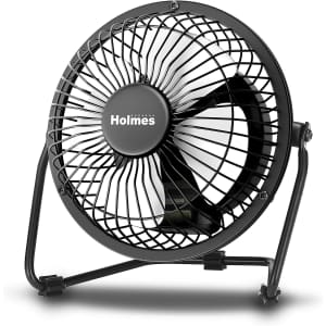 Holmes 4" Mini High-Velocity Personal Fan: $6.29