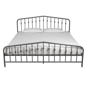 Novogratz Bushwick King Metal Bed: $79 Novogratz Bushwick King Metal Bed: $79