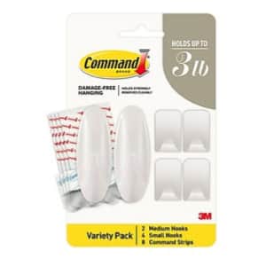 Command Mixed Hooks 6-Pack: $9.98