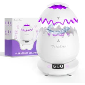Ruolar Ultrasonic Retainer Cleaner Machine: $19.99