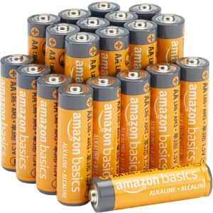 Amazon Basics AA Alkaline High-Performance Batteries 20-Pack: $5.52 via Sub. & Save Amazon Basics AA Alkaline High-Performance Batteries 20-Pack: $5.52 via Sub. & Save