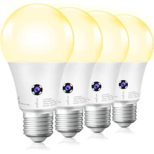 Sengled Dusk to Dawn A19 Outdoor Light Bulb 4-Pack: $9