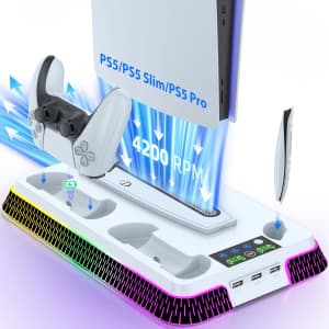 Lictin RGB Cooling Station and Console Stand: $19.99