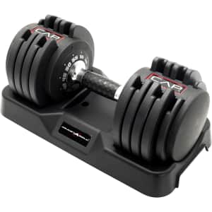 Cap Barbell ADJUSTABELL 55-lb. Dumbbell: $117 Cap Barbell ADJUSTABELL 55-lb. Dumbbell: $117