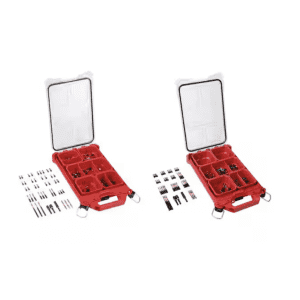 Milwaukee 190-Piece Shockwave Impact Duty Alloy Steel Screw Driver Bit Set w/ Packout Case: $92