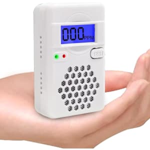 Carbon Monoxide Detector Alarm w/ Digital LCD Display: $6.99