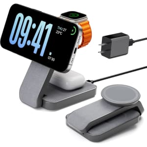 Eazpower 3 in 1 Foldable Wireless Charging Station: $18.52