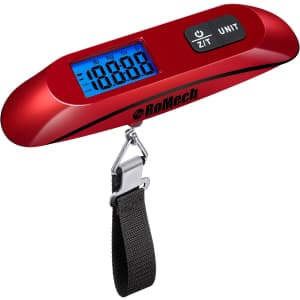 Romech Portable Digital Luggage Scale: $6.29 Romech Portable Digital Luggage Scale: $6.29