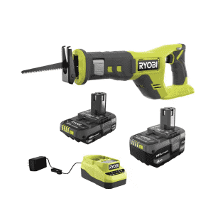 Ryobi One+ 18V Lithium-Ion Kit w/ free saw: $99
