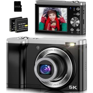 5K Digital Camera with 10X Optical Zoom: $63.99 5K Digital Camera with 10X Optical Zoom: $63.99
