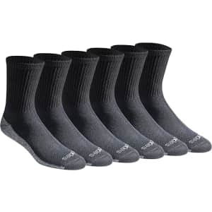 Dickies Men's Dri-tech Moisture Control Mid-crew Comfort Length Socks 6-Pack: $8.13 Dickies Men's Dri-tech Moisture Control Mid-crew Comfort Length Socks 6-Pack: $8.13