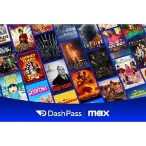 Max Streaming Service with DoorDash DashPass: 30-Day Free Trial