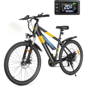 Multijoy 26" 21-Speed 48V 500W Electric Mountain Bike: $423.48