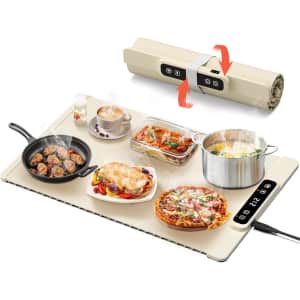 Hoiltal 5 Temps Food Warming Mat with Timer: $19.99