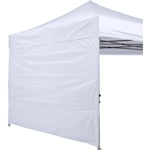 10x10-Foot Instant Canopy SunWall: $9
