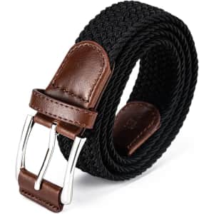 Men's 32" to 36" Waist Canvas Elastic Belt: $3.81 w/ Prime