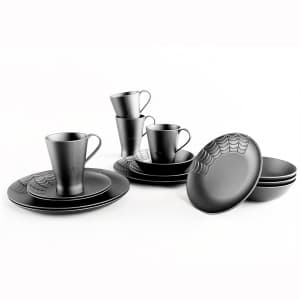 Nomnu Spiderweb 16pc Gothic Dinnerware Set: $93