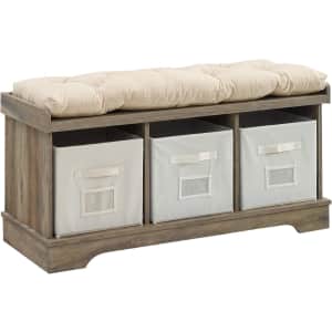 Walker Edison Modern Farmhouse 42" Entryway Shoe Storage Bench: $140.52 Walker Edison Modern Farmhouse 42" Entryway Shoe Storage Bench: $140.52