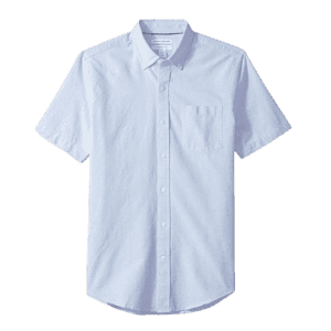 Amazon Essentials Men's Slim-Fit Pocket Oxford Shirt: $15