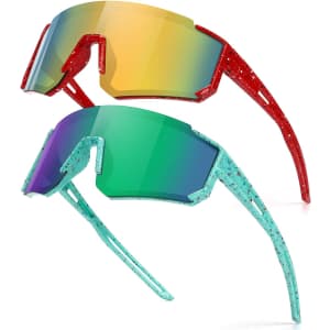 Sekkaf Youth Sports Sunglasses 2-Pack: $8.99 Sekkaf Youth Sports Sunglasses 2-Pack: $8.99