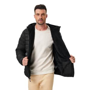 Hawke & Co Men's Fleece Lined Puffer Jacket: $19.98