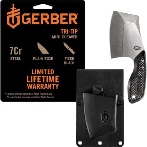 Gerber TRI-Tip Mini Cleaver with Molle Sheath: $17